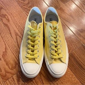 (Sold) Converse Yellow Chuck Taylor 70 Low Sneakers